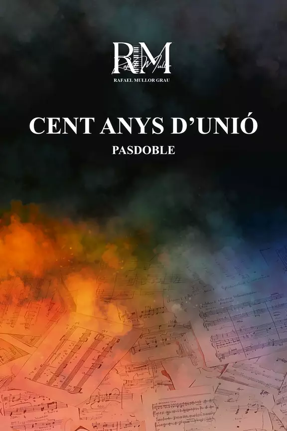 Cent Anys d'Unió Portada Partitura