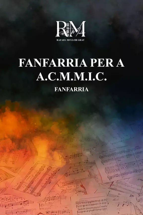 Fanfarria per a ACMMIC Portada Partitura